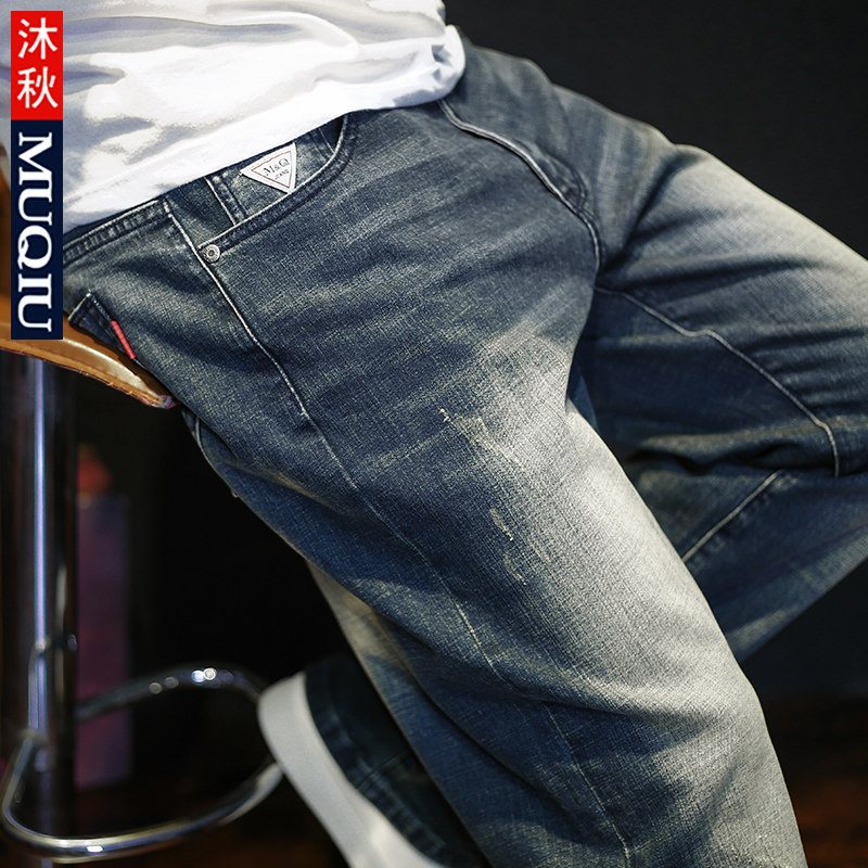 Jeans pour jeunesse droite en vrac en coton pour Quatre saisons - Ref 1475942 Image 4