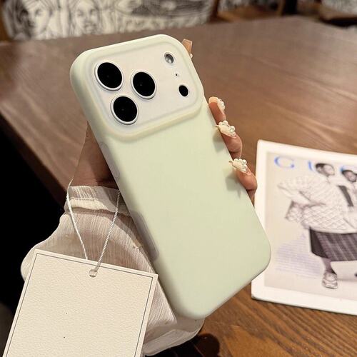 精孔全包果冻液态硅胶壳适用苹果17PM手机壳iphone16promax保护套纯色简约小清新15pro一体相机按键14防摔女