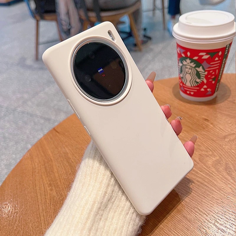 真液态硅胶适用vivox100手机壳x200pro mini新款vivox90s全包Ultra防摔保护套100spro男女网红简约纯色高级感