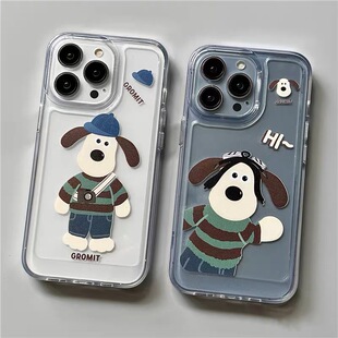 掌门狗适用realmeGT太空手机壳gtneo3/2T简约透明真我Q3S/t真我8网红卡通趣味Q3Pro防摔V13可爱软套女闪速版