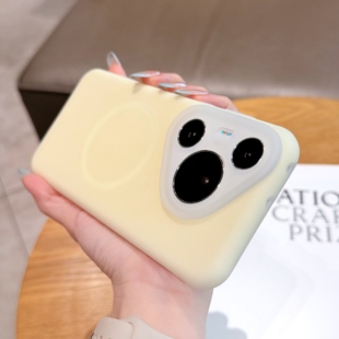 果冻磁吸适用华为pura80pro+手机壳新款升级版全包镜头Pura70液态硅胶纯色情侣肤感mate70/60pro防摔防滑保护