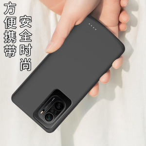 适用红米k40pro手机壳背夹电池k40背夹充电宝小米红米K40增强版无线充电手机壳移动电源K40PRO+保护套大容量