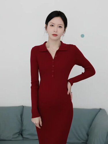 孕妇装可哺乳包臀连衣裙