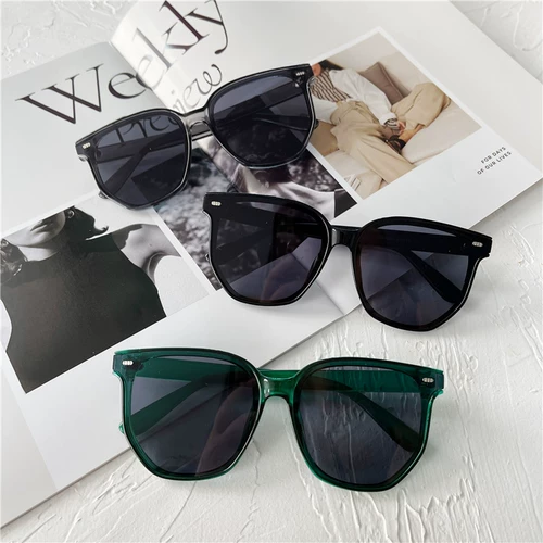 Ретро солнцезащитные очки, брендовый краситель, популярно в интернете, по фигуре, изысканный стиль, в корейском стиле