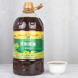 贵州贵阳开阳土特产菜籽油二级菜油物理压榨农家食用油桶装4L粮油