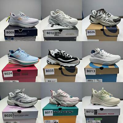 【B001-B40】孤品鞋Skechers斯凯奇女鞋春夏熊猫老爹休闲运动鞋