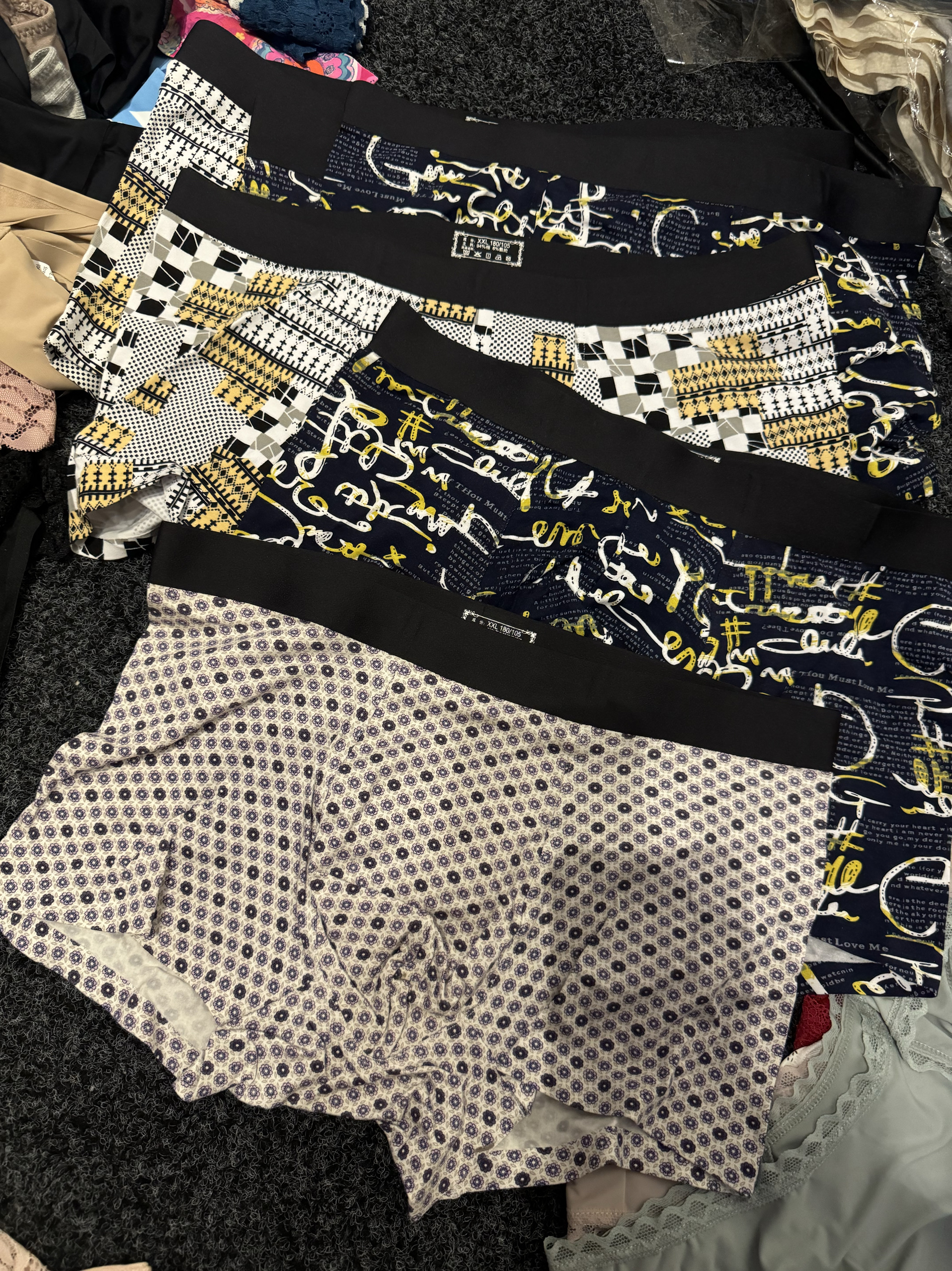 男士内裤6条装清仓多款断码无痕透气平角内裤四角裤头175码清货