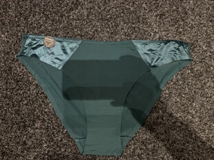 外 珠光墨绿轻奢风 欧美大码性感内裤纯色女三角内裤 110-155斤