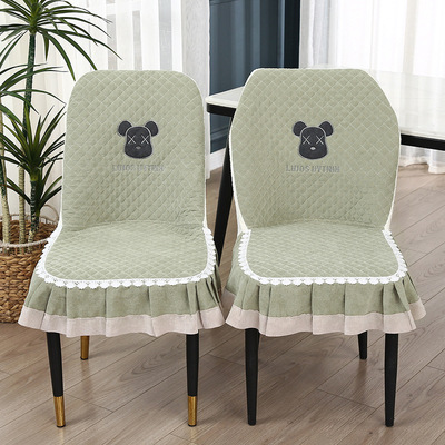 凳子套桌椅套连体弧形