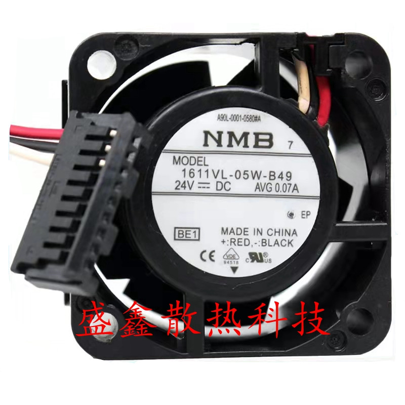 原装NMB-MAT 1611VL-05W-B49 24V AVG 0.07A FANUC放大器散热风扇