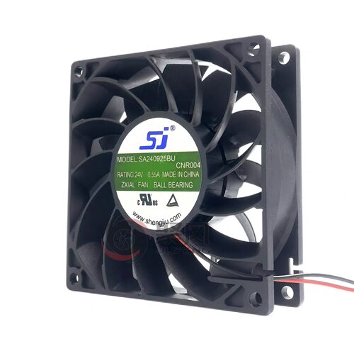 全新SJ生久 SA240925BU 24V 0.55A 9CM 9025 2线变频器散热风扇