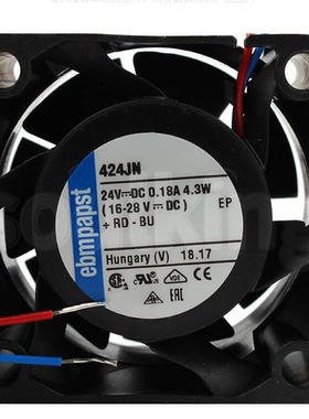 正品德国ebmpapst 4028 424JN 24V 0.18A 变频器散热风扇