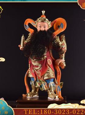 12/16英寸树脂玻璃钢托塔天王神像李靖李天王佛像供奉摆件