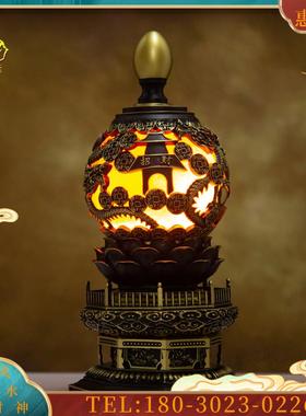 前供灯长明灯龙珠转运灯莲花灯神像佛家道家用品佛堂家用