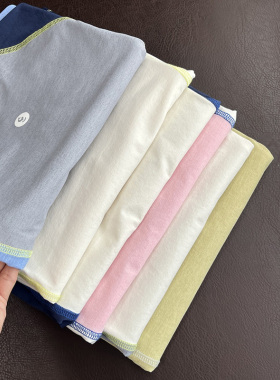 032107~秒杀「包邮 春日多巴胺」明线撞色设计~儿童长袖T恤