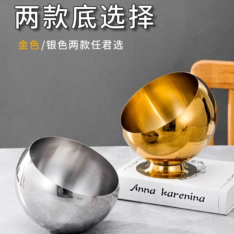 不锈钢烟灰缸商用创意个性调料碗