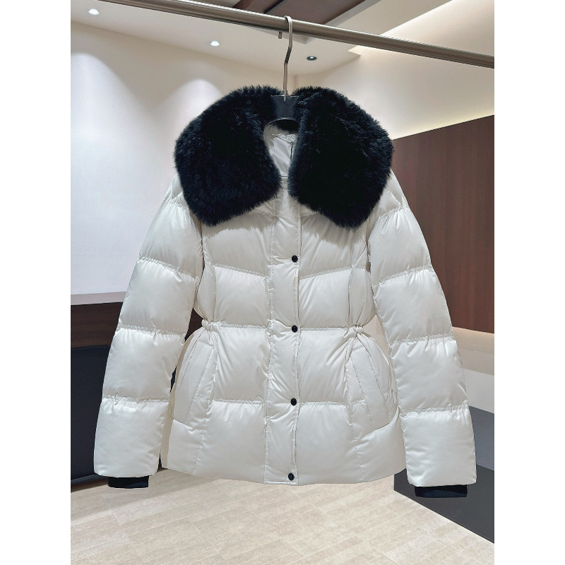 大毛领加厚保暖收腰显瘦小个子宽松大码气质棉服外套女翻领百搭潮