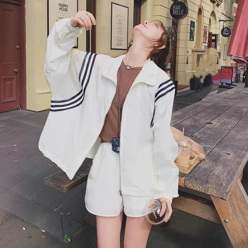 薄款冰丝透气立领设计感宽松大码小个子防晒衣外套女百搭空调罩衫