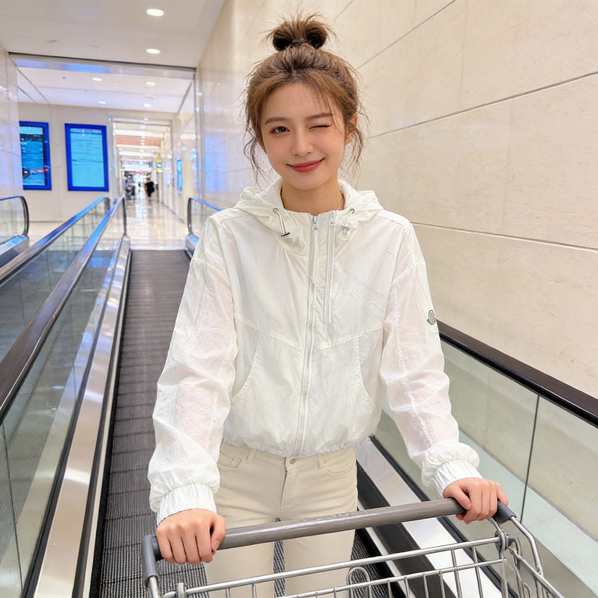 薄款冰丝连帽设计感宽松大码小个子慵懒风防晒衣外套女空调罩衫潮