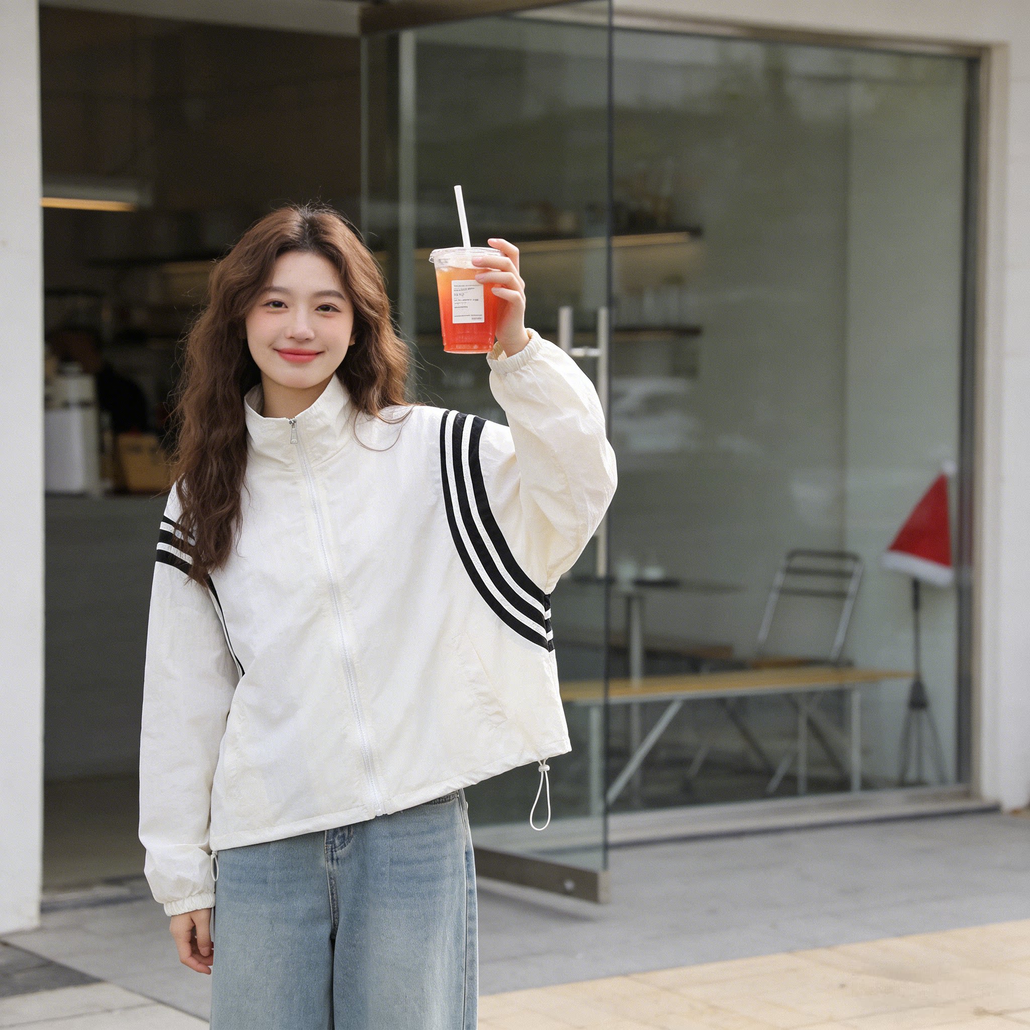 夏季薄款冰丝设计感立领宽松大码小个子慵懒风防晒外套女空调罩衫