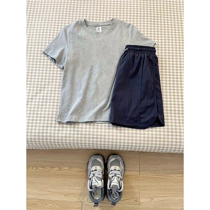 小众设计感修身正肩短袖t恤女2026夏季新款甜辣妹超好看上衣百搭