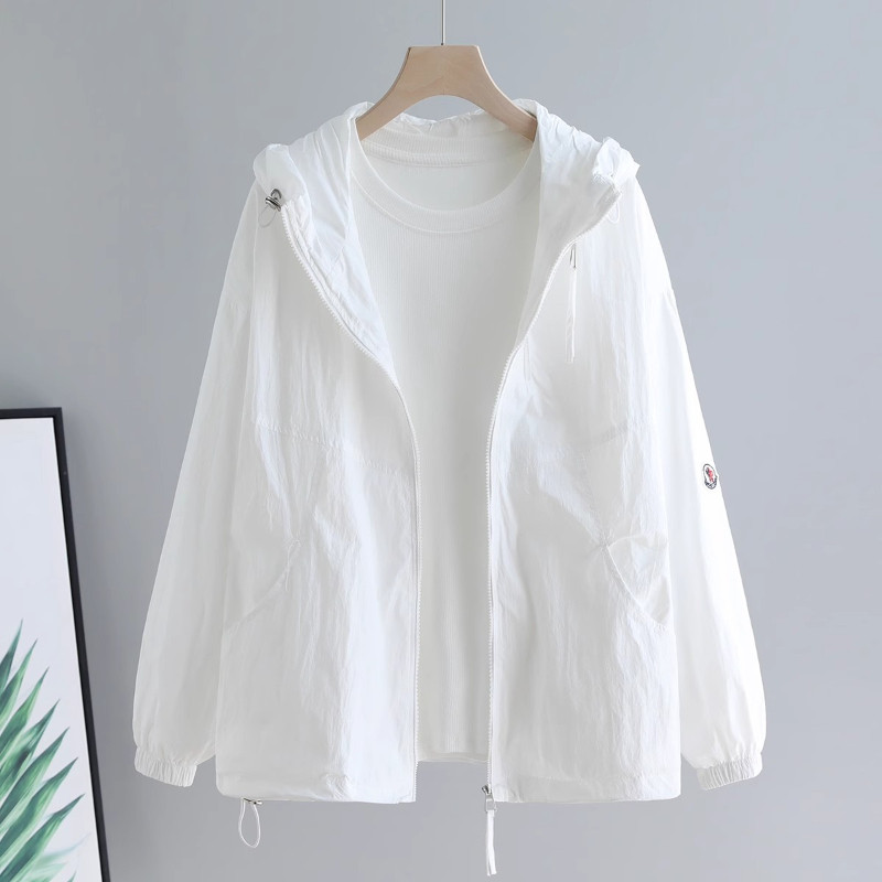 慵懒风设计感宽松大码小个子薄款冰丝透气防晒外套女空调衣罩衫潮