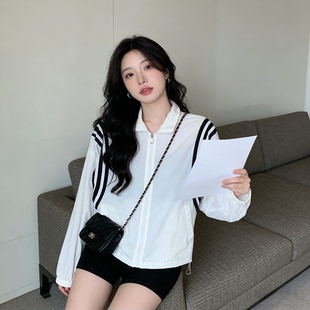 防晒衣棒球服女夏季薄款爆款设计感小众高级感立领休闲运动外套潮
