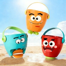 宝宝洗澡玩具儿童戏水小水桶花洒婴幼儿浴室泡澡沙滩玩水女孩男孩