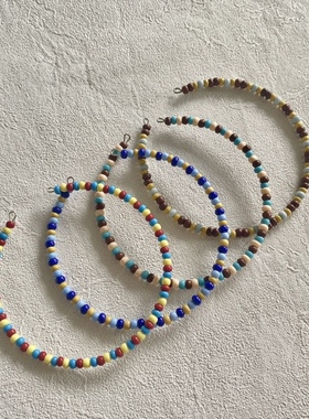 串珠PUPU米珠原创复古未镶嵌