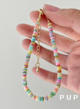 手工手链串珠原创甜美