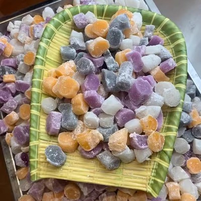 湛江纯手工薯粉粒马蹄粉番薯红薯手工现做甜品糖水阿达子清心丸