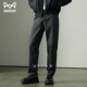 甄选长绒棉 轻商务百搭基础款 休闲裤 男士 简约纯色通勤直筒长裤