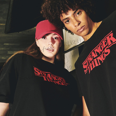 奇物怪语欧美时尚字母短袖T恤