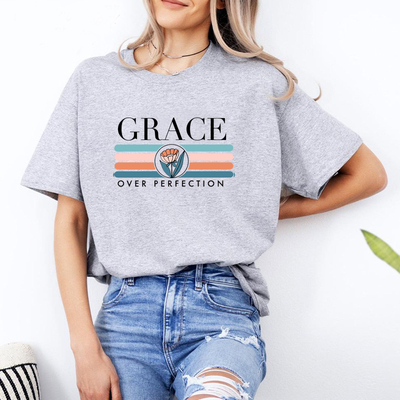 宽松圆领信仰字母女短袖上衣纯棉