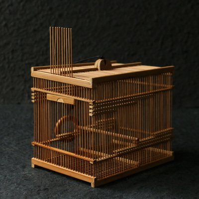 纯手工制作长方形竹丝蝈蝈笼虫笼