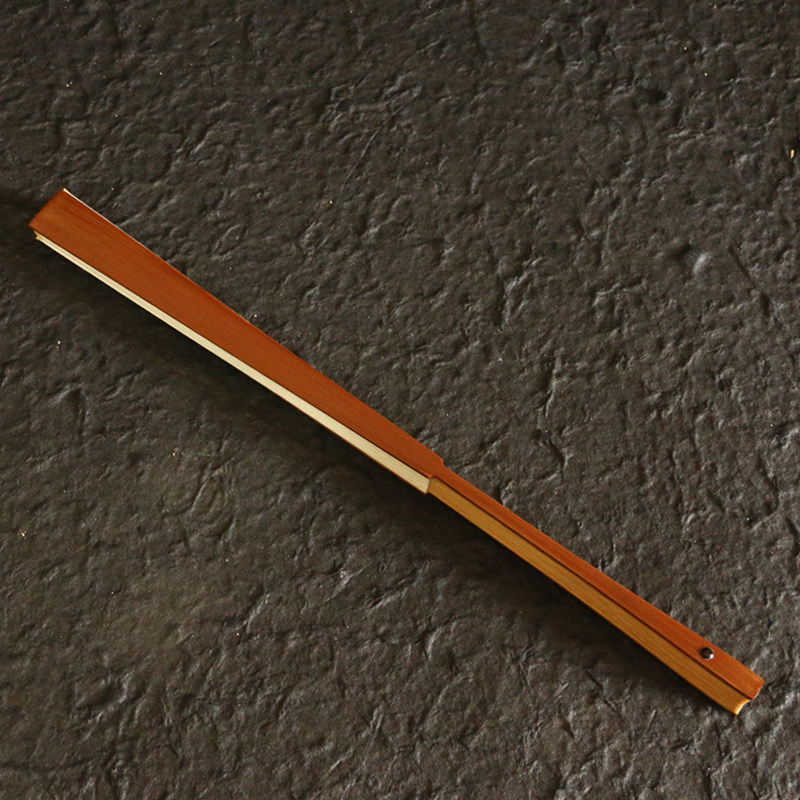 浙工老师傅戴云霞纯手工精工制作老玉竹折扇骨竹制95寸文玩扇子