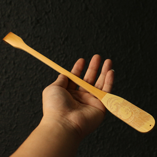 精品纯手工留青雕刻弥勒佛老玉竹痒痒挠竹雕竹制挠痒扒抓痒不求人