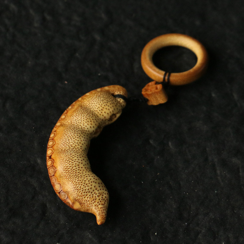 精品纯手工雕刻满钉老玉竹四季“发财”豆角小挂件竹雕把玩件送礼,特色手工艺,竹编/竹雕,淘宝优惠券,粉丝福利购,淘宝优惠卷