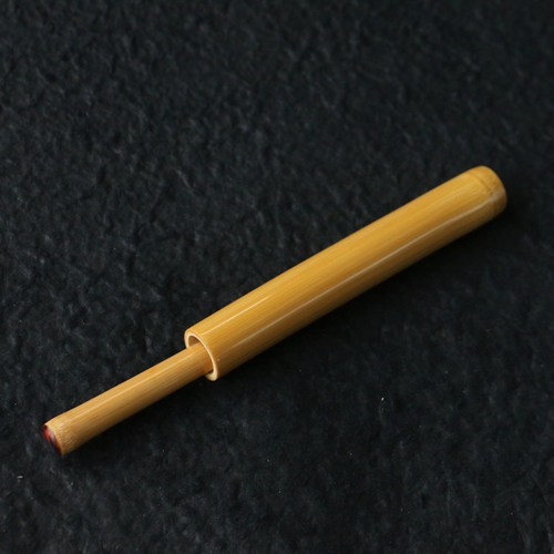 纯手工精磨天然玉竹小竹筒刀套