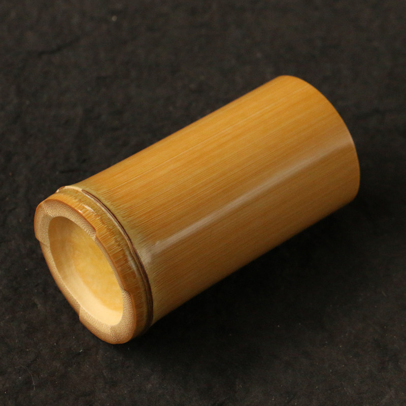 精品纯手工精磨天然十几年老玉竹笔筒茶道茶具收纳筒竹节筒小竹筒