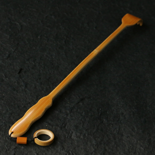 精品名家王德剑纯手工制作天然十几年一体老玉竹痒痒挠精磨不求人