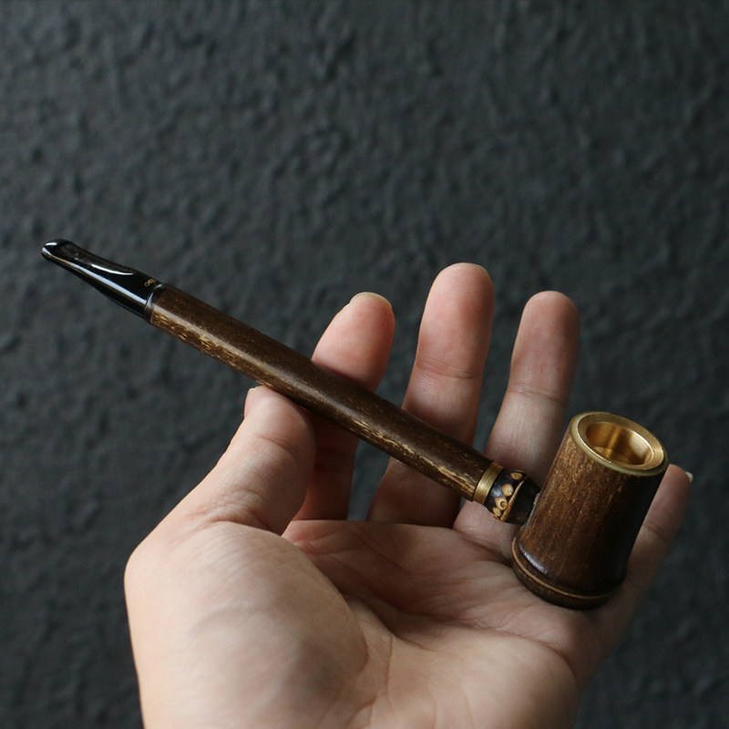 纯手工制作天然紫竹过滤小烟斗竹制把玩可拆卸烟袋锅粗烟两用烟具,特色手工艺,竹编/竹雕,淘宝优惠券,粉丝福利购,淘宝优惠卷