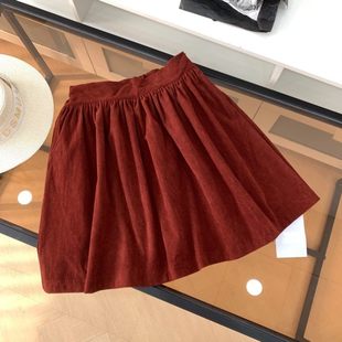 法式 褶皱显瘦短裙女 新款 复古半身裙2025夏季