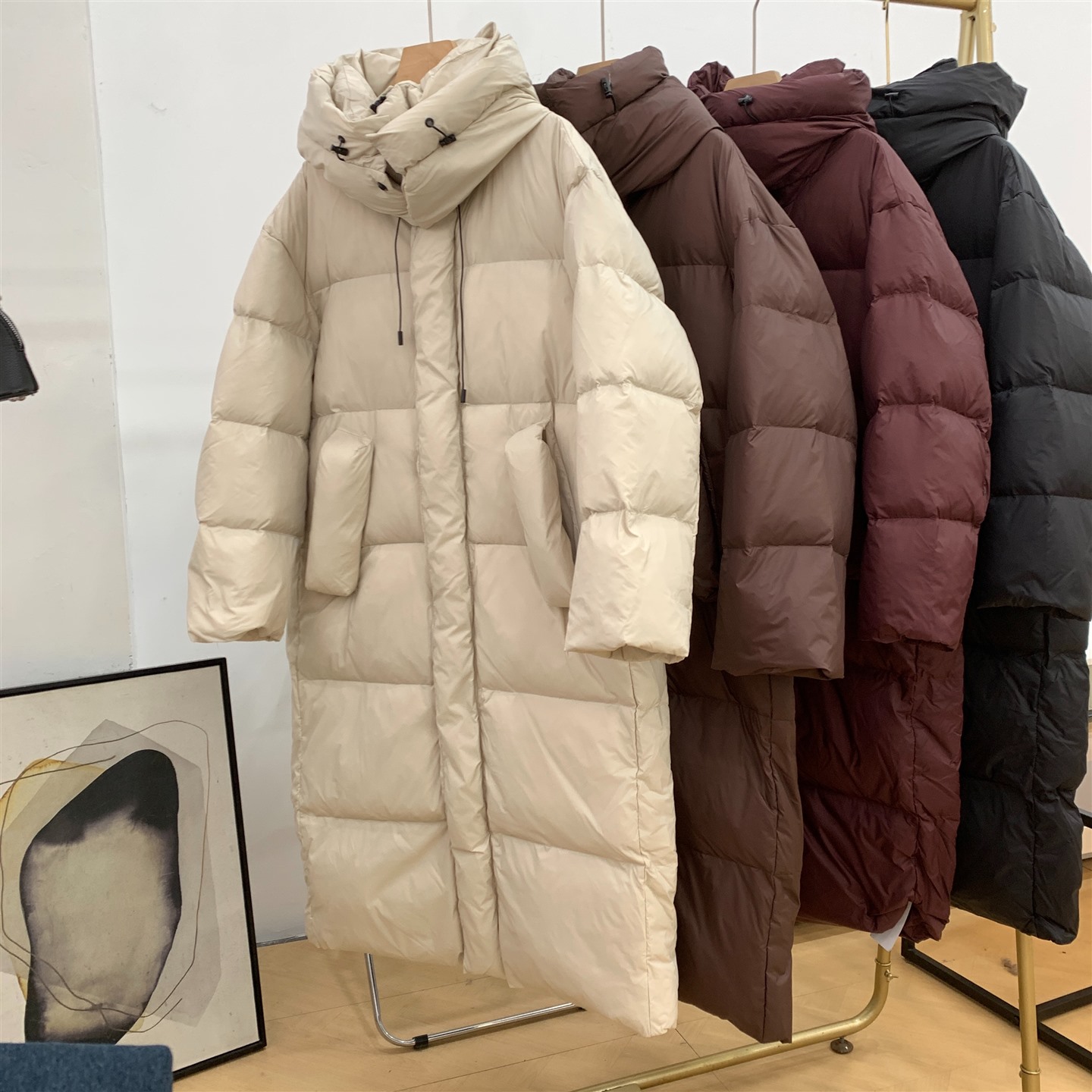 重磅大衣女冬季新款宽松显瘦韩版小众气质慵懒风外套K#10