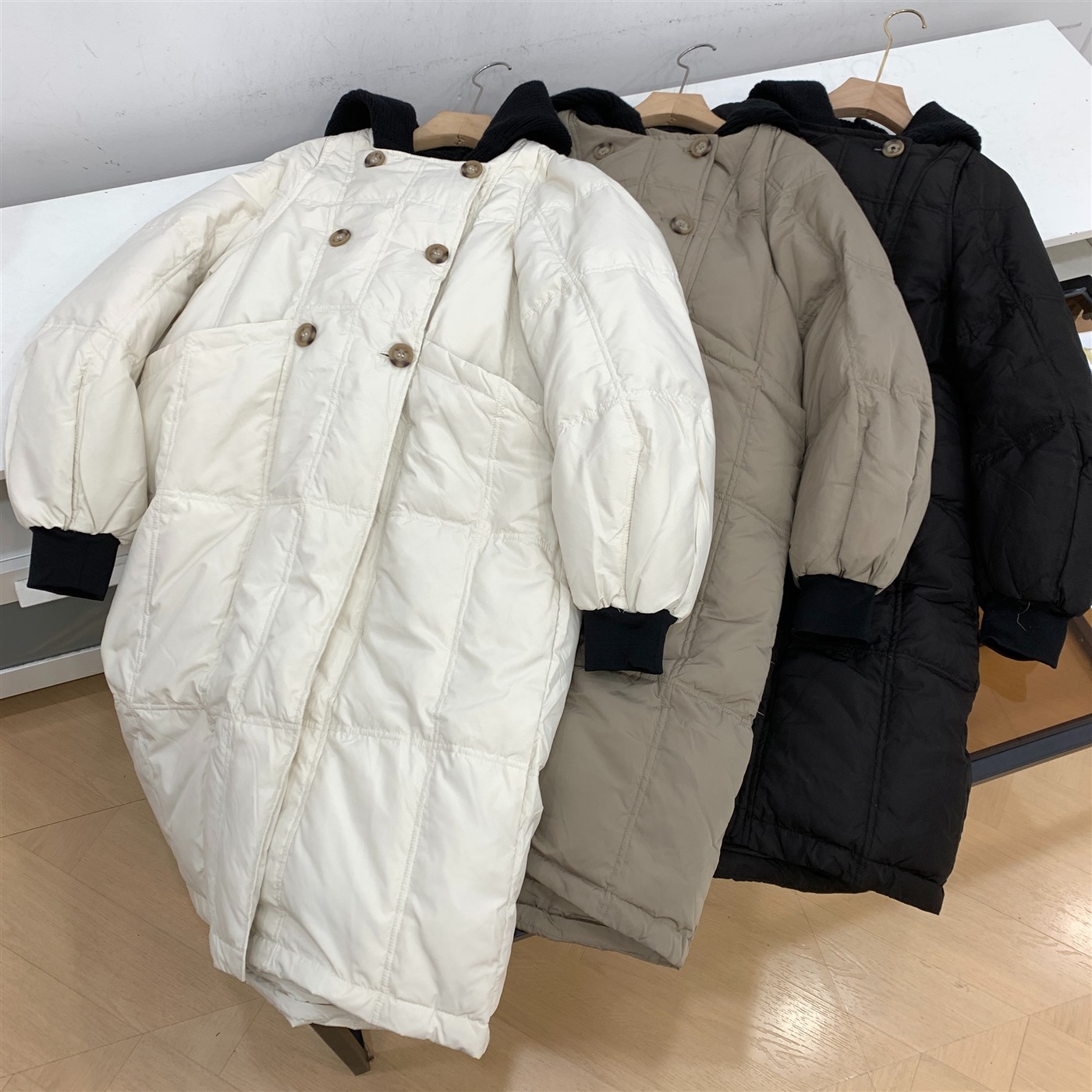 长款外套纯色时尚显瘦通勤保暖冬季宽松2025新款女 K#14