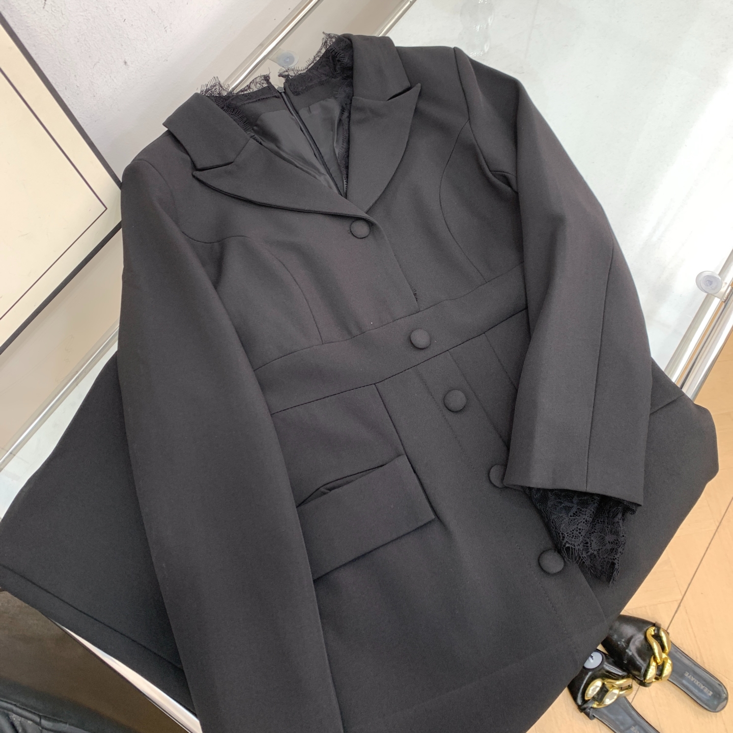 连衣裙2025秋季纯色宽松长袖休闲百搭新款中长裙 J#24