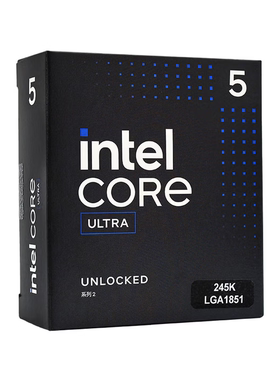 英特尔(Intel)酷睿 Ultra 5 245K/230F 处理器CPU 盒装