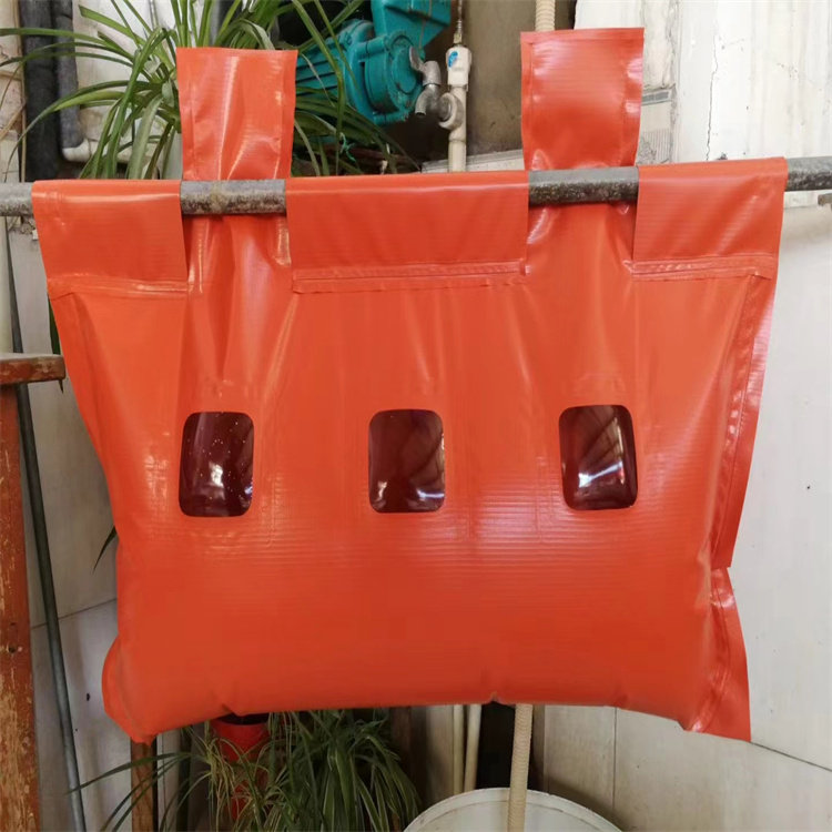 按需定做矿用隔爆水袋 60l煤矿用塑料除尘防爆水袋