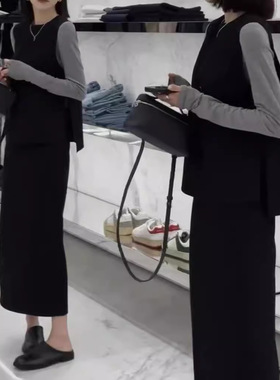 今年流行特惠24768大爱美依缘2025极简主义慵懒简约后背纽扣马甲