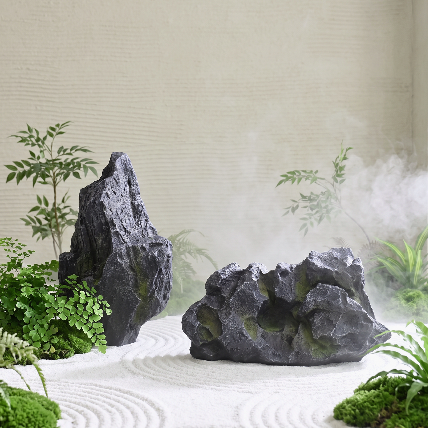 仿真青龙石假山造景摆件拍摄道具